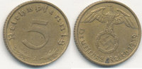 Deutsches Reich, Drittes Reich 5 Reichspfennig