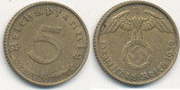 Deutsches Reich, Drittes Reich 5 Reichspfennig