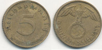 Deutsches Reich, Drittes Reich 5 Reichspfennig