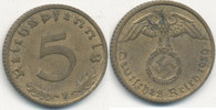 Deutsches Reich, Drittes Reich 5 Reichspfennig