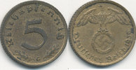 Deutsches Reich, Drittes Reich 5 Reichspfennig