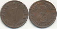 Deutsches Reich, Drittes Reich 1 Reichspfennig