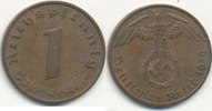 Deutsches Reich, Drittes Reich 1 Reichspfennig