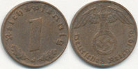 Deutsches Reich, Drittes Reich 1 Reichspfennig