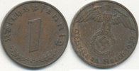 Deutsches Reich, Drittes Reich 1 Reichspfennig