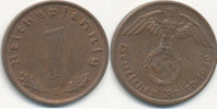 Deutsches Reich, Drittes Reich 1 Reichspfennig