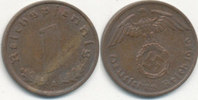 Deutsches Reich, Drittes Reich 1 Reichspfennig