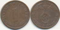 Deutsches Reich, Drittes Reich 1 Reichspfennig