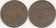 Deutsches Reich, Drittes Reich 1 Reichspfennig