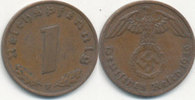 Deutsches Reich, Drittes Reich 1 Reichspfennig
