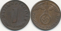 Deutsches Reich, Drittes Reich 1 Reichspfennig