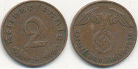 Deutsches Reich, Drittes Reich 2 Reichspfennig