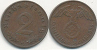 Deutsches Reich, Drittes Reich 2 Reichspfennig