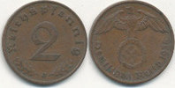 Deutsches Reich, Drittes Reich 2 Reichspfennig