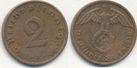 Deutsches Reich, Drittes Reich 2 Reichspfennig