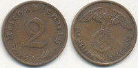 Deutsches Reich, Drittes Reich 2 Reichspfennig
