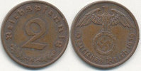 Deutsches Reich, Drittes Reich 2 Reichspfennig