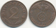 Deutsches Reich, Drittes Reich 2 Reichspfennig