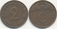 Deutsches Reich, Drittes Reich 2 Reichspfennig