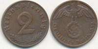 Deutsches Reich, Drittes Reich 2 Reichspfennig