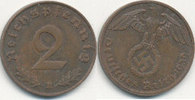 Deutsches Reich, Drittes Reich 2 Reichspfennig