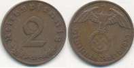 Deutsches Reich, Drittes Reich 2 Reichspfennig
