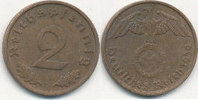 Deutsches Reich, Drittes Reich 2 Reichspfennig