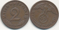 Deutsches Reich, Drittes Reich 2 Reichspfennig