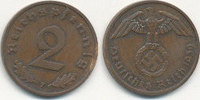Deutsches Reich, Drittes Reich 2 Reichspfennig