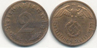 Deutsches Reich, Drittes Reich 2 Reichspfennig