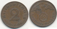 Deutsches Reich, Drittes Reich 2 Reichspfennig