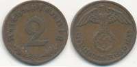 Deutsches Reich, Drittes Reich 2 Reichspfennig