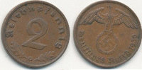 Deutsches Reich, Drittes Reich 2 Reichspfennig