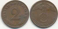 Deutsches Reich, Drittes Reich 2 Reichspfennig