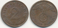 Deutsches Reich, Drittes Reich 2 Reichspfennig