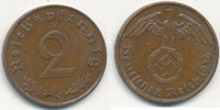 Deutsches Reich, Drittes Reich 2 Reichspfennig