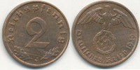 Deutsches Reich, Drittes Reich 2 Reichspfennig