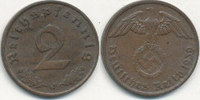 Deutsches Reich, Drittes Reich 2 Reichspfennig