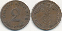 Deutsches Reich, Drittes Reich 2 Reichspfennig
