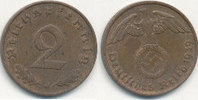 Deutsches Reich, Drittes Reich 2 Reichspfennig