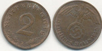 Deutsches Reich, Drittes Reich 2 Reichspfennig