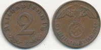Deutsches Reich, Drittes Reich 2 Reichspfennig