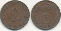 Deutsches Reich, Drittes Reich 2 Reichspfennig