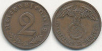 Deutsches Reich, Drittes Reich 2 Reichspfennig