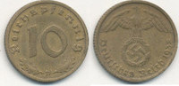 Deutsches Reich, Drittes Reich 10 Reichspfennig