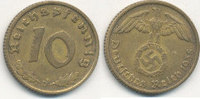 Deutsches Reich, Drittes Reich 10 Reichspfennig