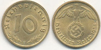Deutsches Reich, Drittes Reich 10 Reichspfennig
