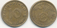 Deutsches Reich, Drittes Reich 10 Reichspfennig