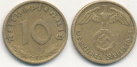 Deutsches Reich, Drittes Reich 10 Reichspfennig