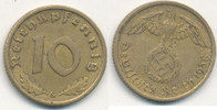 Deutsches Reich, Drittes Reich 10 Reichspfennig